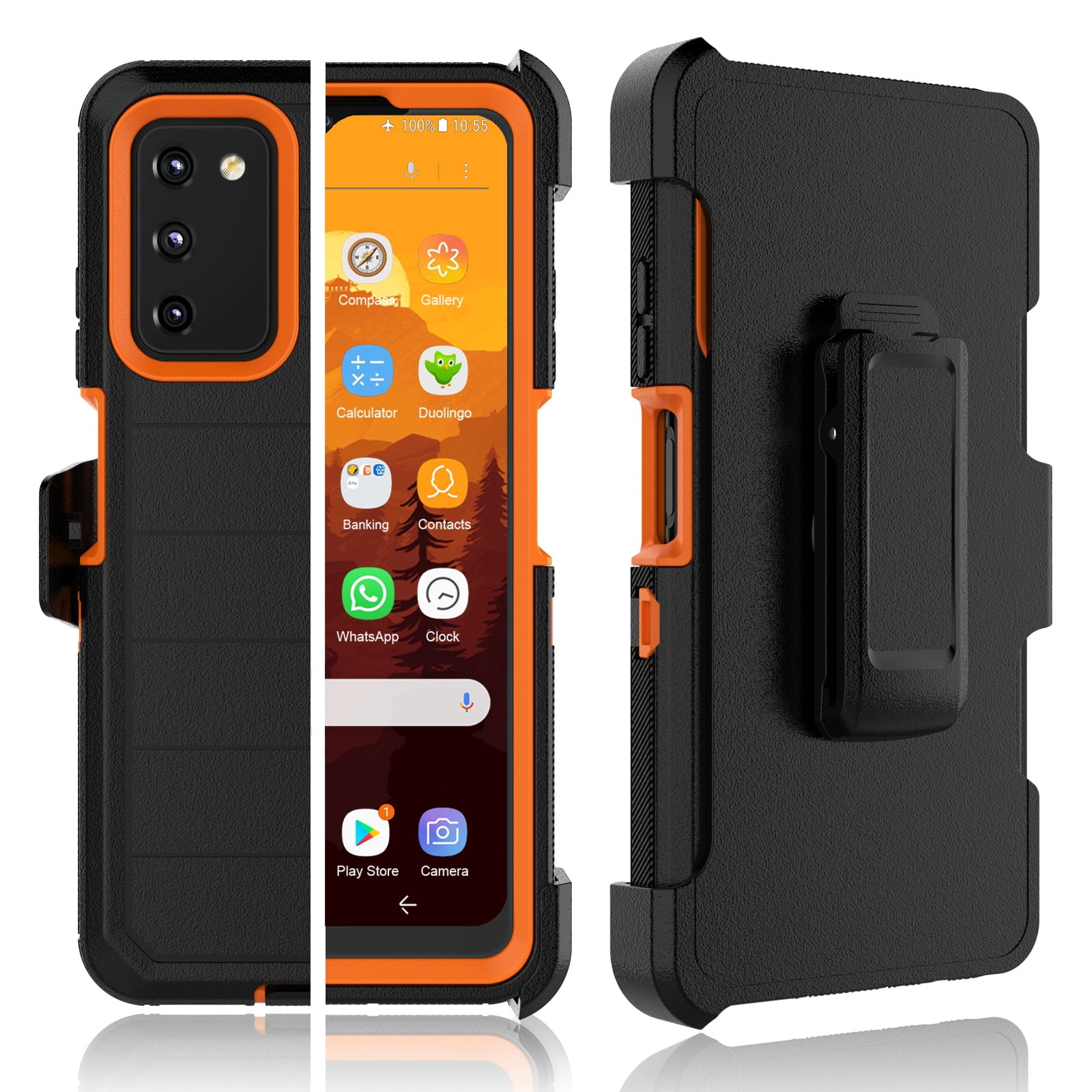 Tiflook Case For Samsung Galaxy A03S [Built-in Screen Protector ...