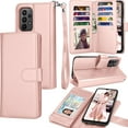 thumbnail image 1 of Tiflook Galaxy A23 4G Case,Samsung A23 5G / SM-A236 Wallet Case,Luxury PU Leather Cash Credit Card Slots Holder Carrying Folio Flip Cover [Detachable Magnetic Hard Case] Kickstand [Pink], 1 of 6