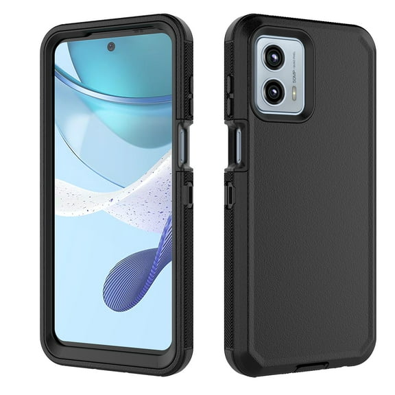 Tiflook for Moto G 5G (2023 Only) / XT2313 Case,3 in 1 Sturdy Phone Case for Moto G 5G (2023), Shockproof Full Coverage Protective Cover Phone Case for Moto G 5G (2023) 6.5" Black