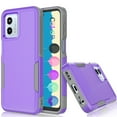 thumbnail image 1 of Tiflook For Motorola Moto G 5G 2023 / Moto G (2023 Only) / XT2313 Case,Shockproof Protection Heavy Duty Armor Hard Plastic & Rubber Rugged Bumper 2-in-1 Sturdy Phone Case - Purple, 1 of 6