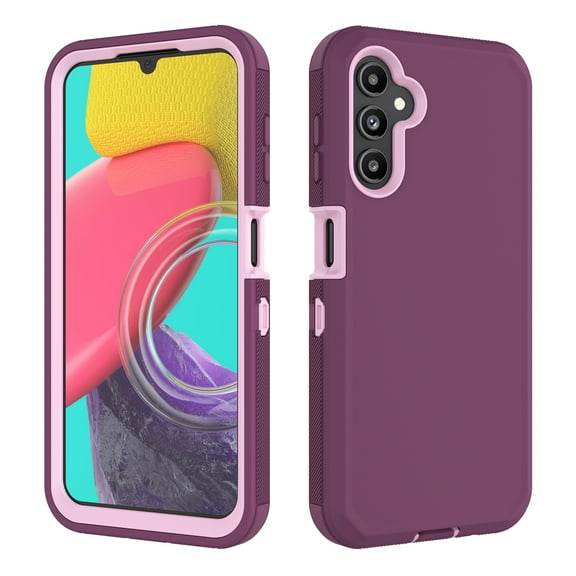 Tiflook For Samsung Galaxy A14 5G Case ,Galaxy A14 5G Case, Samsung A14 5G Case Full-Body Protection Heavy Duty Armor Durable Shockproof 3-Layer Cover for Samsung A14 5G Phone (WineRed Pink)