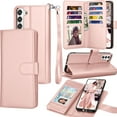 thumbnail image 1 of Tiflook Wallet Case For Galaxy S22 Plus,PU Leather Card Holder Flip Cover [Detachable Magnetic] for Samsung Galaxy S22 Plus 5G 6.5" 2022 [Rose Gold], 1 of 6