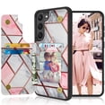 thumbnail image 1 of Tiflook Wallet Case For Samsung Galaxy S23 Plus (6.6 inch) SM-S916 Minimalist PU Leather Card Holder Flip Cover Marble, 1 of 7