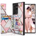 thumbnail image 1 of Tiflook Wallet Case For Samsung Galaxy S23 Ultra (6.8 inch) SM-S918 Minimalist PU Leather Card Holder Flip Cover Marble, 1 of 7