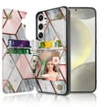 thumbnail image 1 of Tiflook Wallet Case for Galaxy S24 | 2024 | 5G | Minimalist Luxury PU Leather ID Cash Credit Card Holder Slots Magnetic Closure Kickstand Folio Flip Slim Protective Cover - Marble, 1 of 5