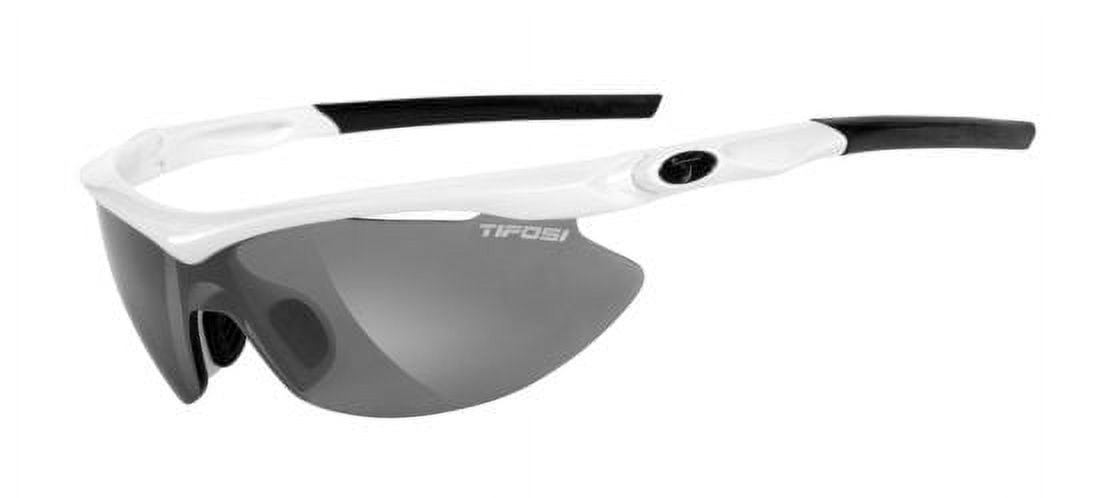 Tifosi Asian Slip Interchangeable Lens Sunglasses - Pearl White