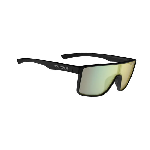 Tifosi Golf Sanctum Matte Black/Smoke Yellow Mirror Sunglasses New