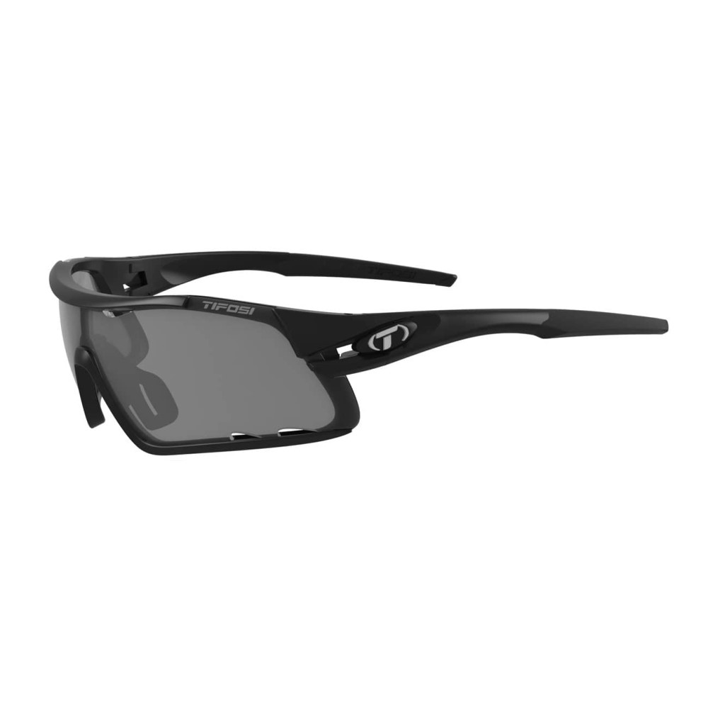 Tifosi Optics Davos Interchangeable Lens Sunglasses (Matte Black - Smoke/AC Red/Clear) - image 1 of 1