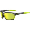 thumbnail image 1 of Tifosi Optics Kilo Sunglasses, Crystal Smoke Frame, Clarion Yellow/AC Red/Clear, 1 of 11