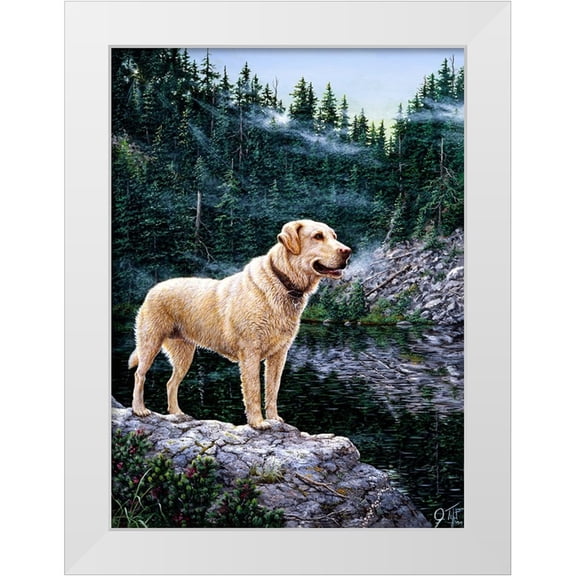 Tift, Jeff 11x14 White Modern Wood Framed Museum Art Print Titled - Standing Tall