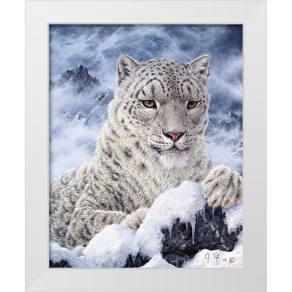 Tift, Jeff 12x14 White Modern Wood Framed Museum Art Print Titled - Cat