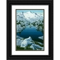 thumbnail image 1 of Tift, Jeff 13x18 Black Ornate Wood Framed with Double Matting Museum Art Print Titled - Cascade Summer, 1 of 4