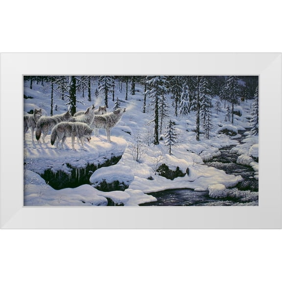 Tift, Jeff 14x10 White Modern Wood Framed Museum Art Print Titled - Winters Cry