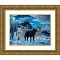 thumbnail image 1 of Tift, Jeff 14x11 Gold Ornate Wood Framed with Double Matting Museum Art Print Titled - Night Howl, 1 of 4