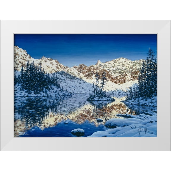 Tift, Jeff 14x11 White Modern Wood Framed Museum Art Print Titled - Lake Minotaur