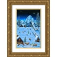 thumbnail image 1 of Tift, Jeff 16x24 Gold Ornate Wood Framed with Double Matting Museum Art Print Titled - Woodland Games, 1 of 4