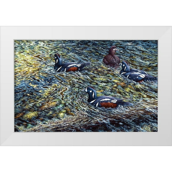 Tift, Jeff 24x17 White Modern Wood Framed Museum Art Print Titled - Harlequin Romance