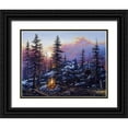 thumbnail image 1 of Tift, Jeff 24x20 Black Ornate Wood Framed with Double Matting Museum Art Print Titled - The Intruder, 1 of 4