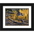 thumbnail image 1 of Tift, Jeff 32x24 Black Ornate Wood Framed with Double Matting Museum Art Print Titled - Heron, 1 of 4