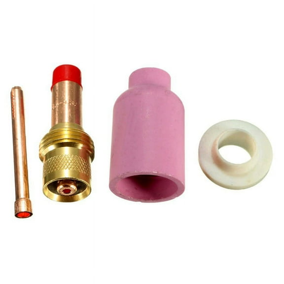 Tig Gas Lens Achieve Perfect Welds Like A Pro with 4Pcs Tig Gas Lens Kit Size 3/32 Inch Compatible with Wp17 18 26