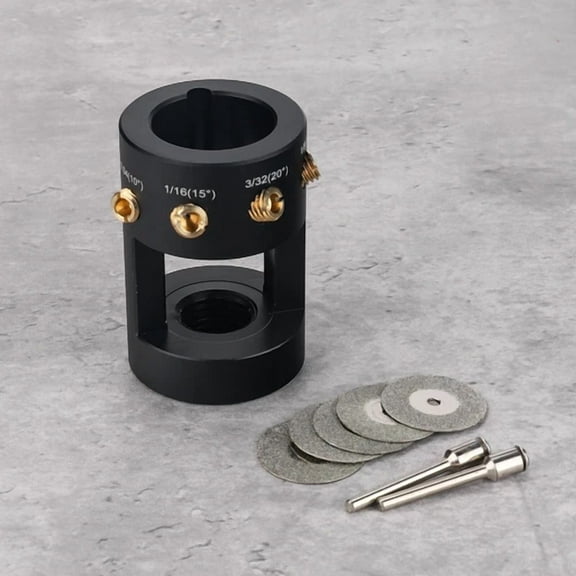 Tig Welding Tungsten Sharpener Grinder Multi-Angle & 4 Guides Offsets Head Tool