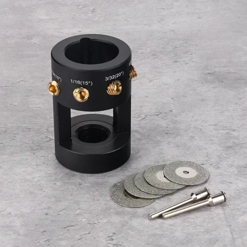 Tig Welding Tungsten Sharpener Grinder Multi-Angle & 4 Guides Offsets Head Tool