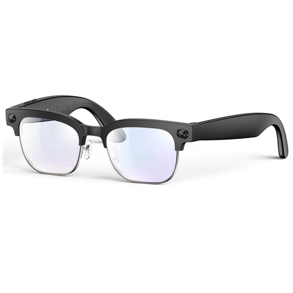 Tigebraver AI Smart Glasses with 8MP 4K HD Camera, Photo Video Audio Recording, AI Voice Control, 133 Languages Real-Time Translation IP67 Waterproof for Business Outdoor