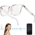 thumbnail image 1 of Tigebraver AI Smart Glasses With Bluetooth 5.3 Audio, 110+ Language Real-Time Translation, Smart Photography & AI Assistant, Polarized & Anti-Blue Light Lenses, Dual Magnetic Charging, 1 of 15