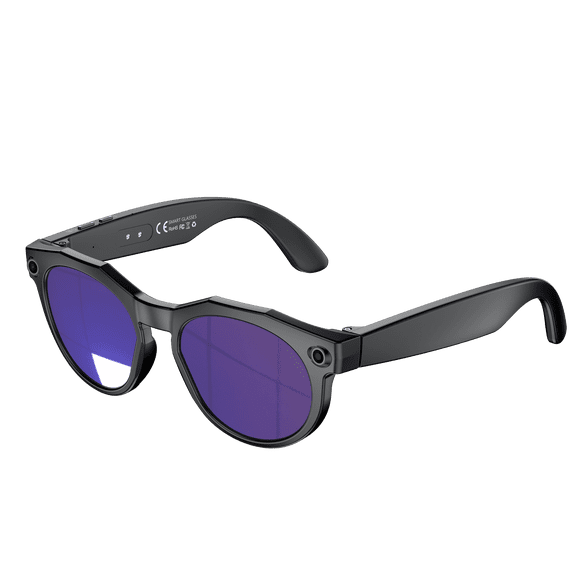 Tigebraver AI Smart Glasses With 8MP Camera, WiFi Transfer, IP66 Water Resistance, Voice Assistant & Photo/Video Recording