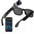 thumbnail image 1 of Tigebraver AI Smart Glasses With HD Camera, Video Recording, Voice Assistant Control & Bluetooth Music For Men Women (G2-Black), 1 of 8