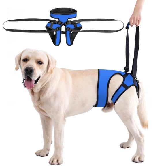 Tigebraver Dog Sling For Large Dogs, Adjustable Hind Leg Support Lift Harness, Senior Canine Mobility Aid Carrier For Back Legs Walking & Rehabilitation