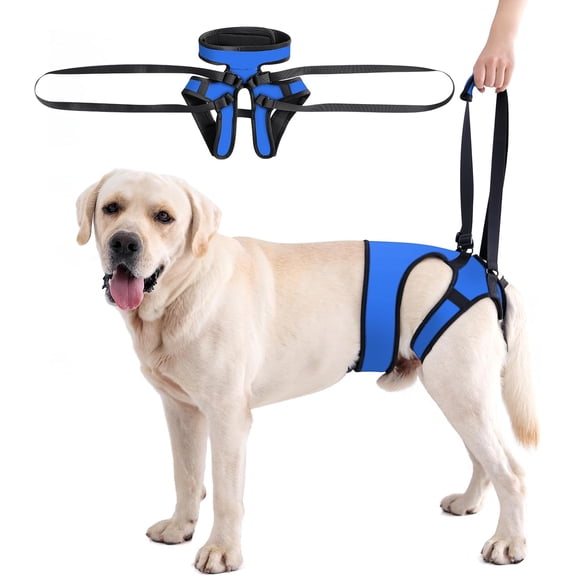 Tigebraver Dog Sling For Large Dogs, Adjustable Hind Leg Support Lift Harness, Senior Canine Mobility Aid Carrier For Back Legs Walking & Rehabilitation