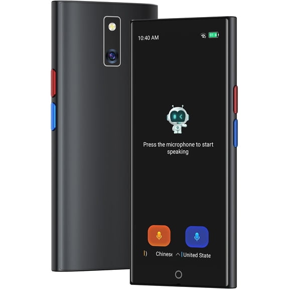 Tigebraver Language Translator Device 2026 Upgraded Chip, Two Way Real-Time Voice Translator with 150 Languages, AI/Online/Offline/Group/Phone Translation, No WiFi Needed, 5.5" HD Screen for Travel B