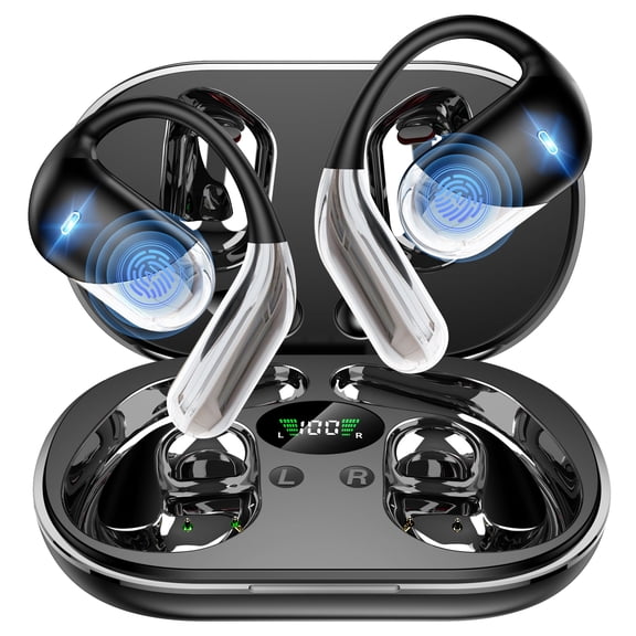Tigebraver Real-Time AI Translation Earbuds, 198 Language Translator Earbuds, 3-in-1 Translating Earbuds For Business, Travel & Language Learning (Bronze Black)
