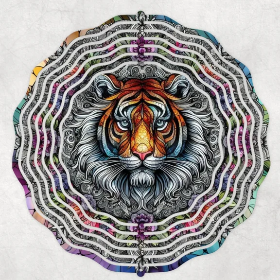 Tiger 10" Wind Spinner