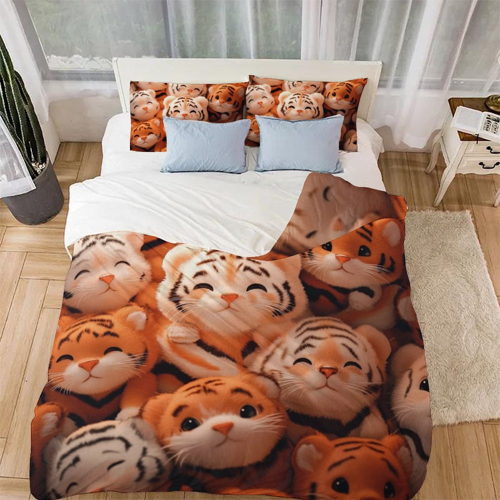 3D Animal Tiger 5899 Kayomi Harai Bedding Bed Pillowcases Quilt Cover Duvet Cover