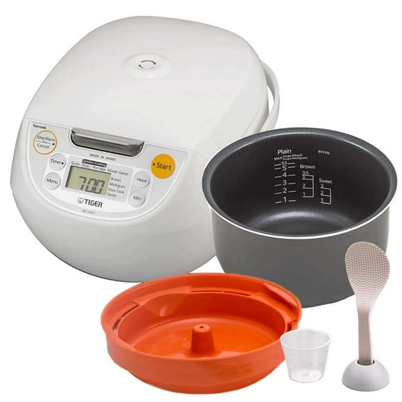 Tiger 5.5-Cup Electric Rice Cooker, Auto Warmer, Programmable