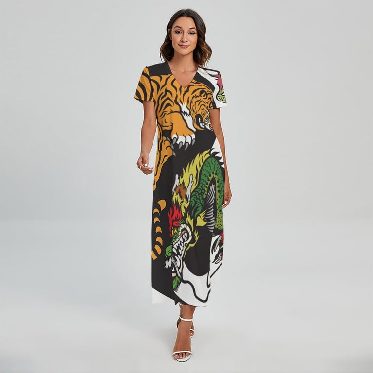 chinese dress ladies Black Maxi Dress main image 0