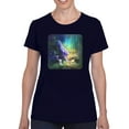 thumbnail image 1 of Tiger And Tiny Dragon T-Shirt Women -Rose Khan Designs, Female 5X-Large, 1 of 4