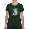 thumbnail image 1 of Tiger And Tiny Dragon T-Shirt Women -Rose Khan Designs, Female x-Large, 1 of 4