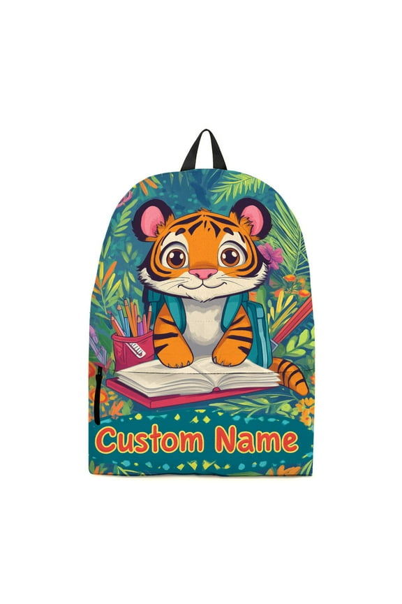 Tiger Animal Backpack for Kids, Kindergarten backpacks, Kids Backpacks for Preschool, Kindergarten, Elementary School Boys and Girls with Padded Straps, Adjustable for School & Travel