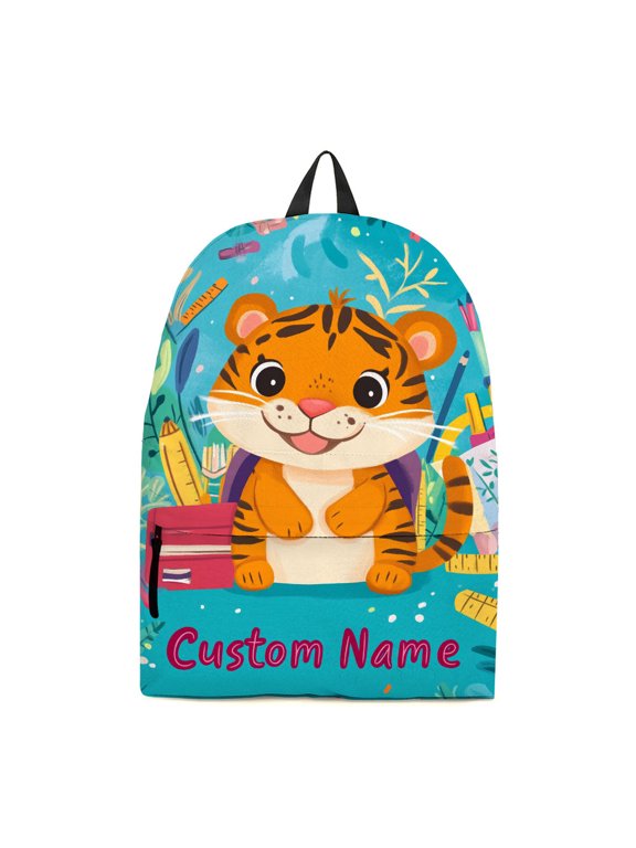 Tiger Animal Backpack for Kids, Kindergarten backpacks, Kids Backpacks for Preschool, Kindergarten, Elementary School Boys and Girls with Padded Straps, Adjustable for School & Travel