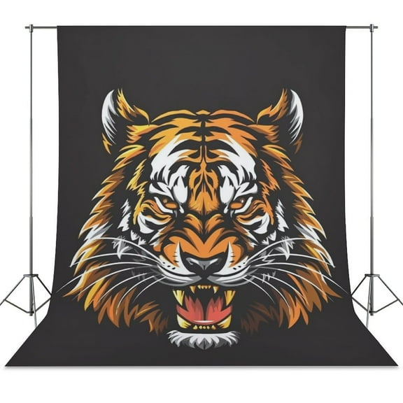 Tiger Animal Graffiti Backdrops for Photography Kids Adult Photo Booth Video Shoot Vinyl Studio Prop