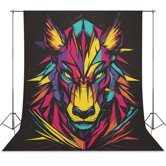 Tiger Animal Graffiti Backdrops for Photography Kids Adult Photo Booth Video Shoot Vinyl Studio Prop