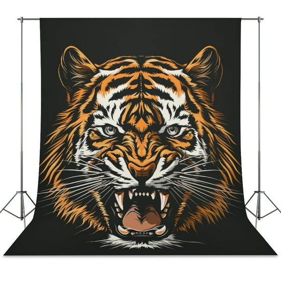 Tiger Animal Graffiti Backdrops for Photography for Party Backdrop Wedding Backdrop Background Picture