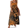 thumbnail image 1 of Tiger Animal Graffiti Design Sleeveless Dress Woman Fashion Long Dresses Women's Summer Suit Dress 2025, 1 of 7