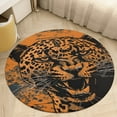 thumbnail image 1 of Tiger Animal Graffiti Round Rugs -Washable Non-Slip Small Round Area Rug Throw Soft Circle Rugs for Bedroom, Modern Print Indoor Carpet for Entryway Sofa Living Room, 1 of 6