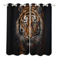 thumbnail image 1 of Tiger Animals 2 Panels 3D Printing Pattern Curtain for Bedroom Living Room Kitchen Window Decoration Home, 1 of 6