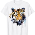 thumbnail image 1 of Tiger Artwork Animal Design Tiger T-Shirt, 1 of 3