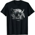 thumbnail image 1 of Tiger Artwork | White Black, Blue Eyed White Tiger T-Shirt, 1 of 5